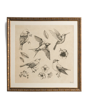 24x24 Birds Framed Wall Art | Marshalls