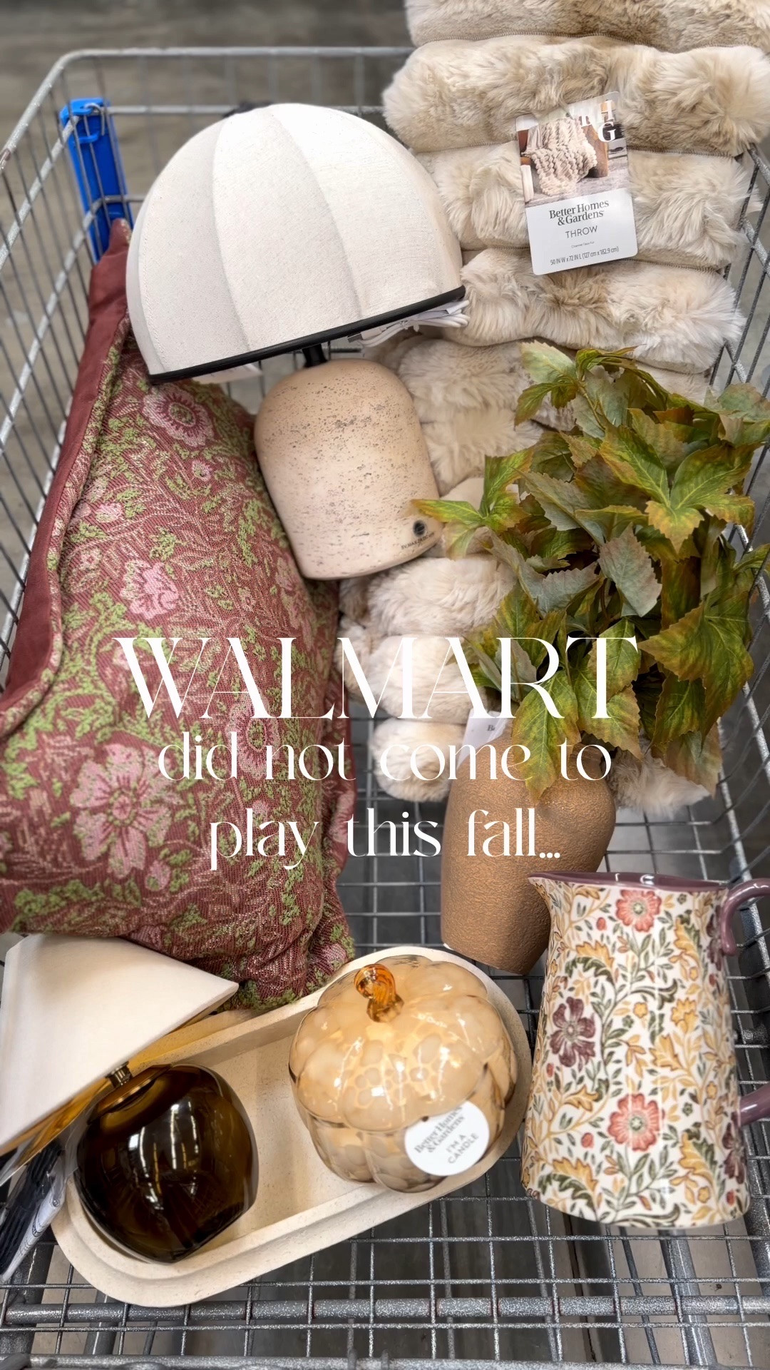 Walmart did NOT come to play this fall… 👀🍂

I went in to check out the new fall decor and was seriously blown away by how many designer-looking pieces I found for SO much less. 🤎 Think Pottery Barn + Anthro vibes without the designer price tag!

From gorgeous candles and glass + wood candle warmers to oversized wood vases, cozy faux-fur throws, woven baskets, cordless lamps and SO much more… Walmart is absolutely killing it this season. 🙌🏼

Save this for your next Walmart run + follow along for more affordable home finds and fall styling inspiration! 🍂🤎

#walmartfinds #walmarthome #falldecor #fallhomedecor #affordablehomedecor

#LTKHome #LTKSeasonal