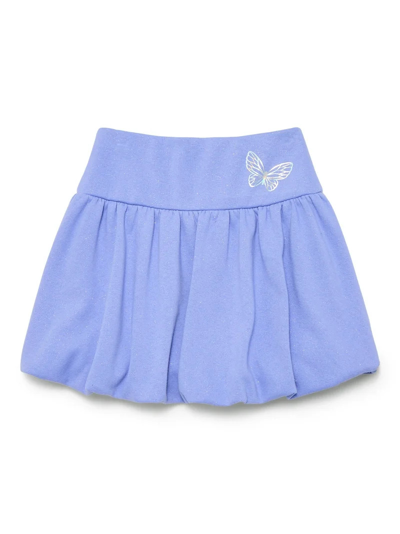 Wicked: For Good Little and Big Girls' Glinda Glittering Galaxy Bubble Hem Skirt, Sizes 4-16 | Walmart (US)