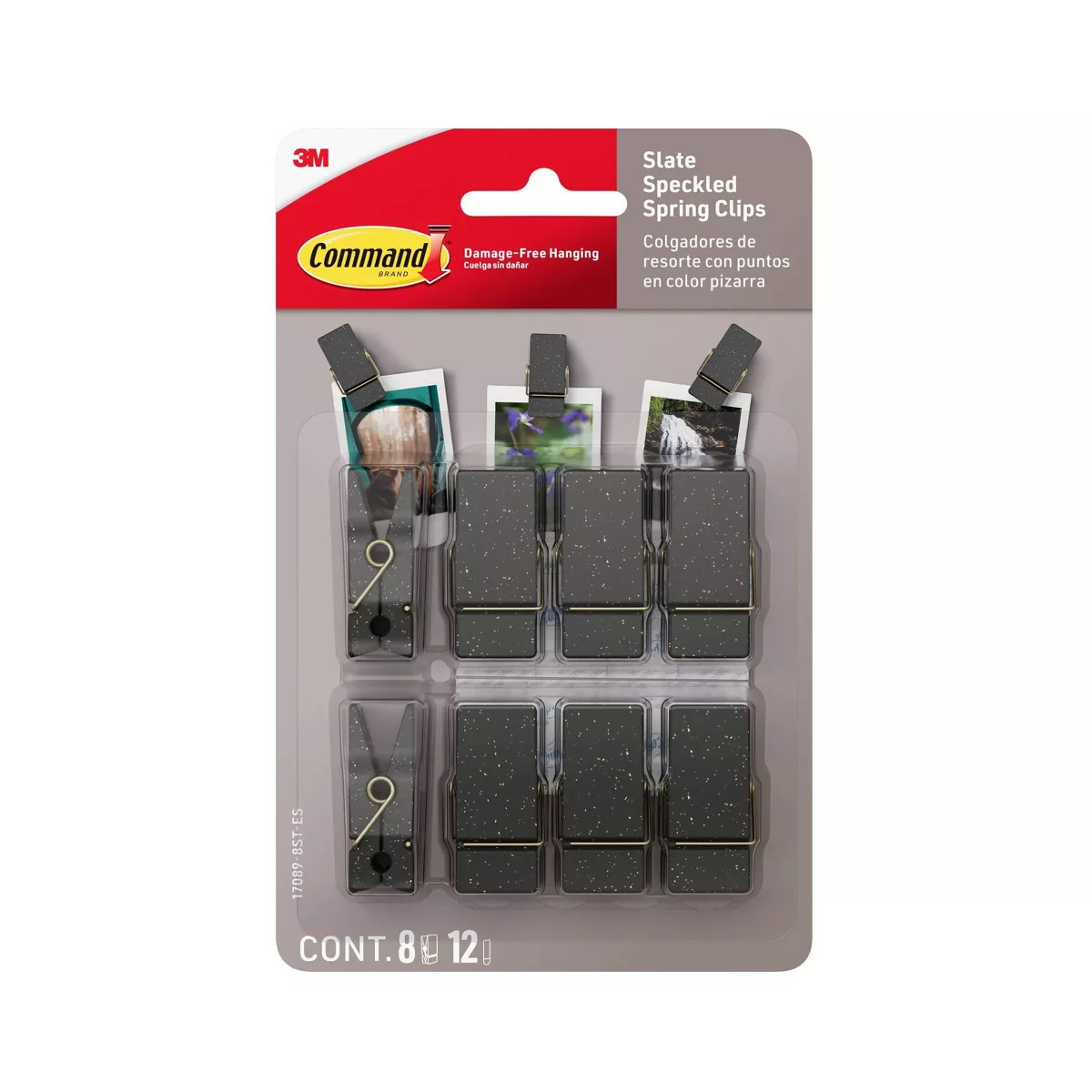 Command Spring Clips 8 Hooks and 12 Strips | Target