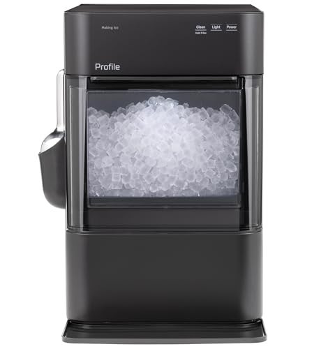 GE Profile Opal 2.0 Ultra Nugget Ice Maker with Scale Inhibiting Filter, Scoop Included, 38 lbs in 24 Hours, Pellet Ice Machine with WiFi & Smart Connected, Black | Amazon (US)