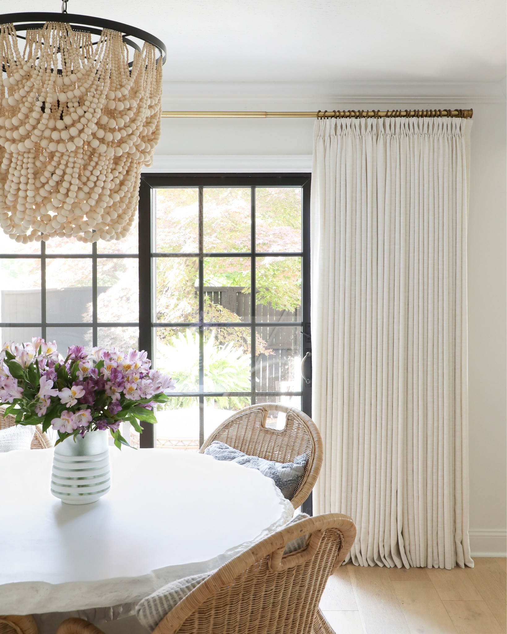 Liz polyester linen
Ivory white
Triple pleated header
Room darkening liner
No memory training
My curtain measurements 88”L x 150”W

Use code: MICHELLE10 for 10% off your order!

Curtains, window treatments, home decor, drapery, pinch pleat curtains, pinch pleat drapery, Amazon curtains, window coverings

#LTKstyletip #LTKhome #LTKsalealert