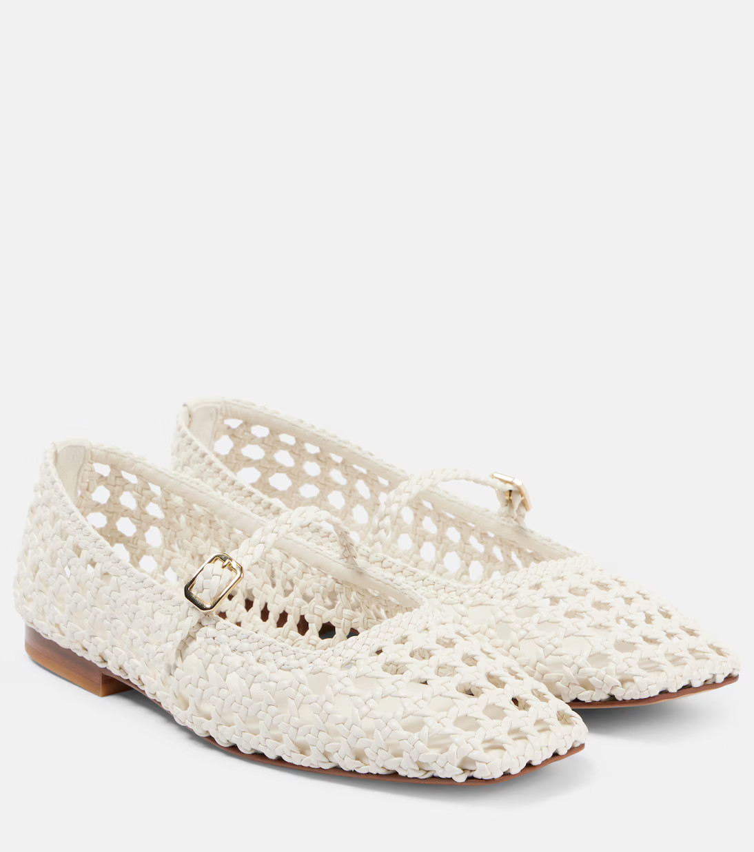 Paris woven leather ballet flats | Mytheresa (US/CA)