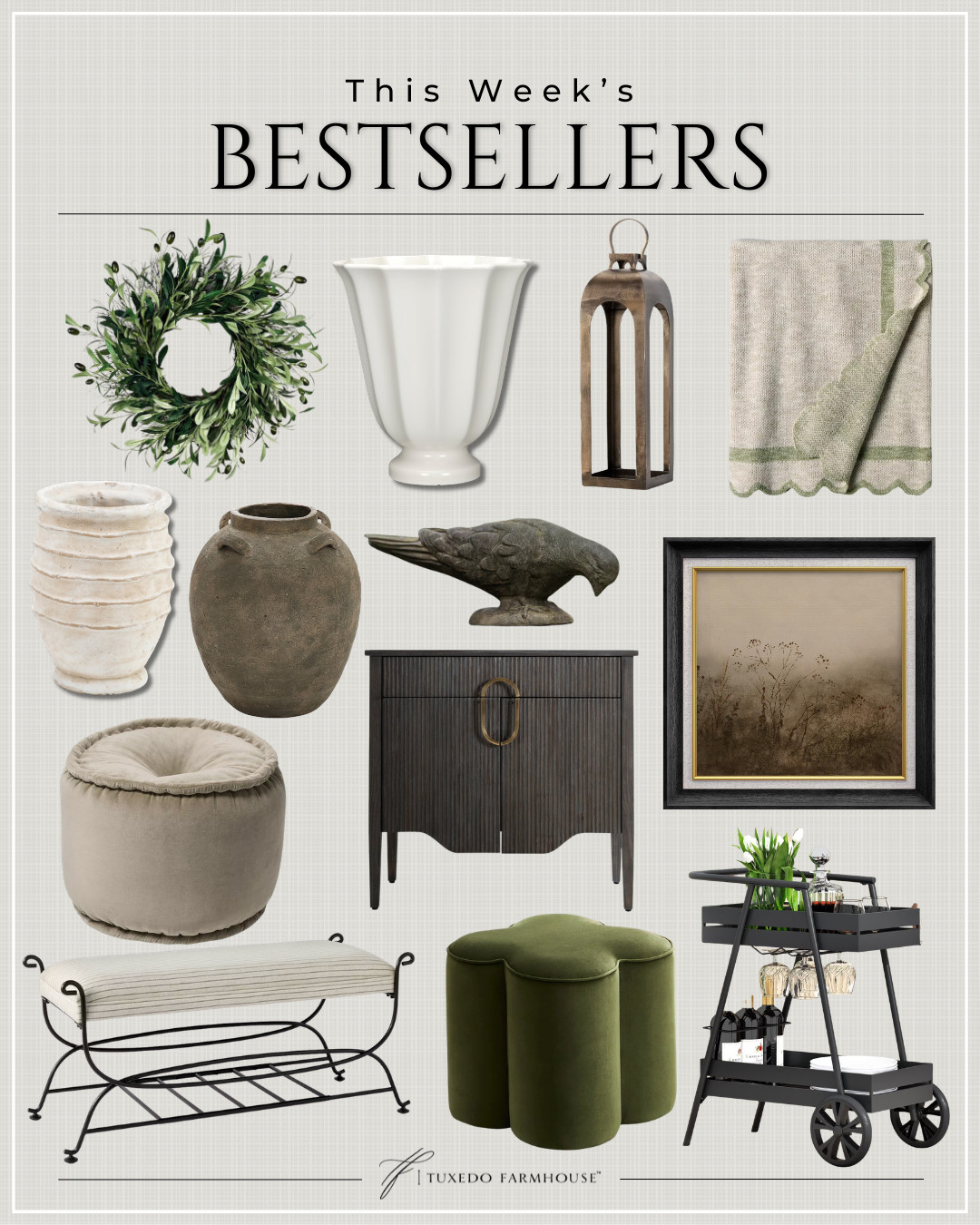 This Week's Bestsellers

Which one was your favorite this week?

Seasonal, home decor, accent chairs, rugs, wall art, frames, pillows, lamps, baskets, candles, books, coffee tables, ottomans, trays, bowls, consoles, accent tables
 

 #LTKSeasonal #LTKHome #LTKSaleAlert