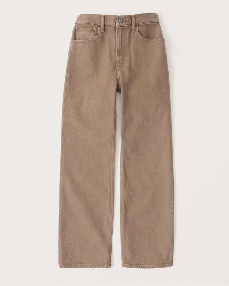 High Rise 90s Relaxed Jeans | Abercrombie & Fitch (US)