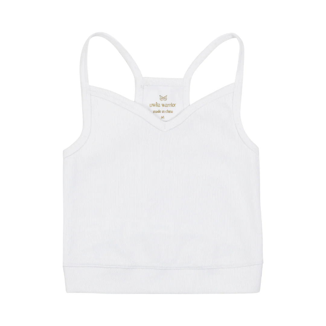 Braless Ribbed Cotton Tank | Uwila Warrior | Uwila Warrior