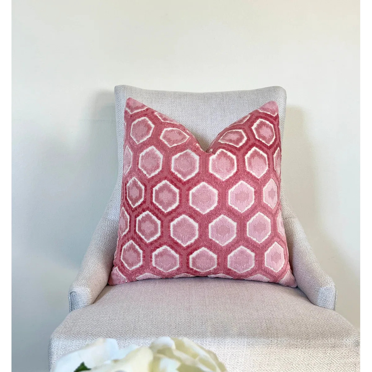 Hexagon Velvet Throw Pillow Cover | Wayfair North America