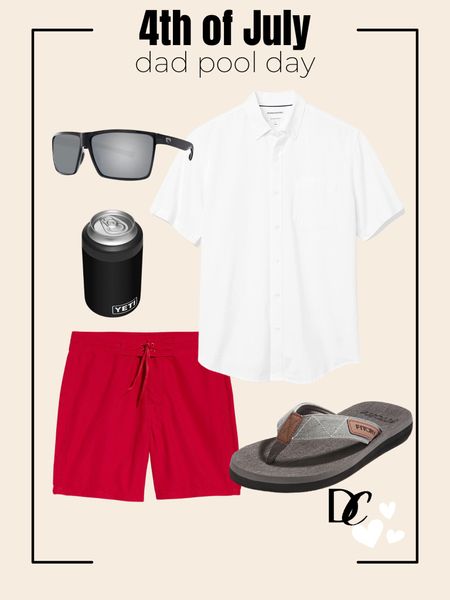 4th of July pool day for dad! ❤️ #summerstyle #summeroutfit #summeroutfits #forhim #dadstyle #dadoutfit #summer #4thofjuly #oldnavy #matching #matchingwithdad #poolday #poolstyle #pooloutfit #yeti #dad #styleforhim #amazon #outfitideas #outfit 

#LTKstyletip #LTKswim #LTKmens