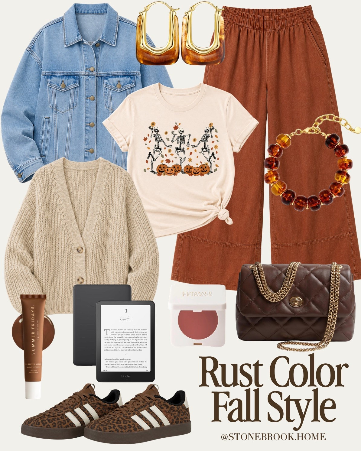 Rust colored fall style outfit from Amazon 👏🏻

#LTKSeasonal #LTKgrwm #LTKootd