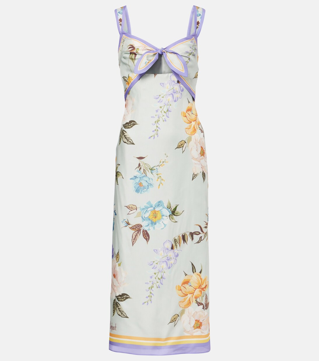 Floral twill midi dress | Mytheresa (US/CA)