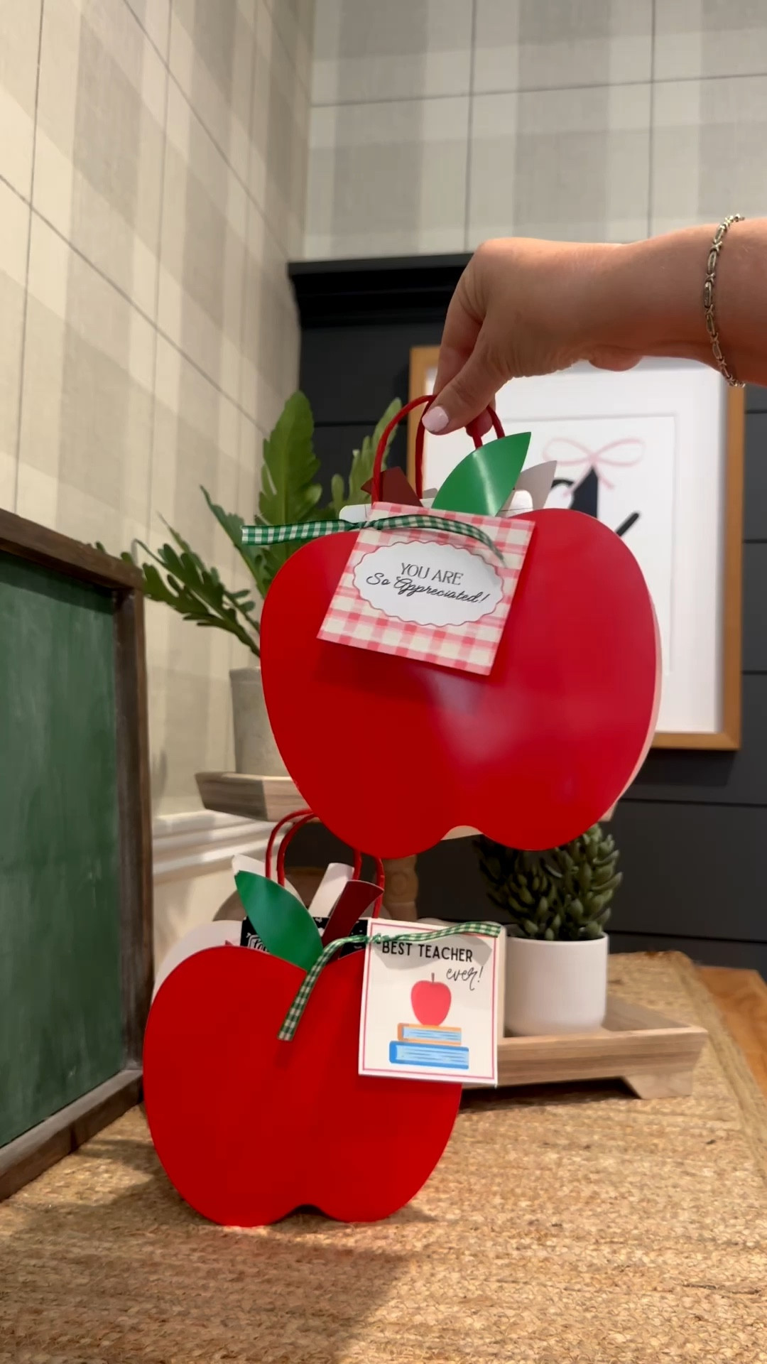 These apple gift bags are so cute! Great for multiple teacher & school staff. Even fun for party favors! A great size & just adorable. Happy gifting & join me for more gift ideas!🍎

#LTKSeasonal #LTKmomlife #LTKstorytime