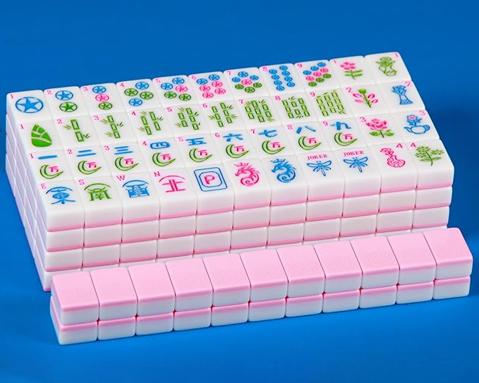 American Mahjong Set Pink 166 Mahjong Tile Set 1.2-inch American Mahjong Tile Set | Amazon (US)