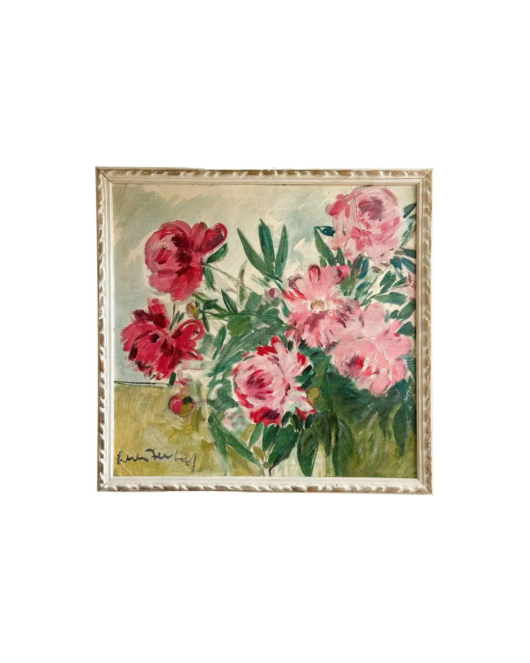 Vintage Oil Painting on Canvas "blush IN Bloom" - Etsy | Etsy (US)