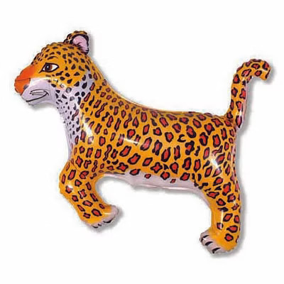 LOONBALLOON Animal Theme Balloons - 36 Inch Leopard Print Safari Party Decoration in Black | Target