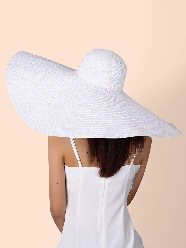 Wide Brim Straw Hat | SHEIN