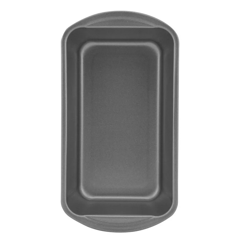 Mainstays Nonstick 9" x 5" x 2.7" Large Loaf Pan, Meatloaf and Bread Pan, Gray | Walmart (US)
