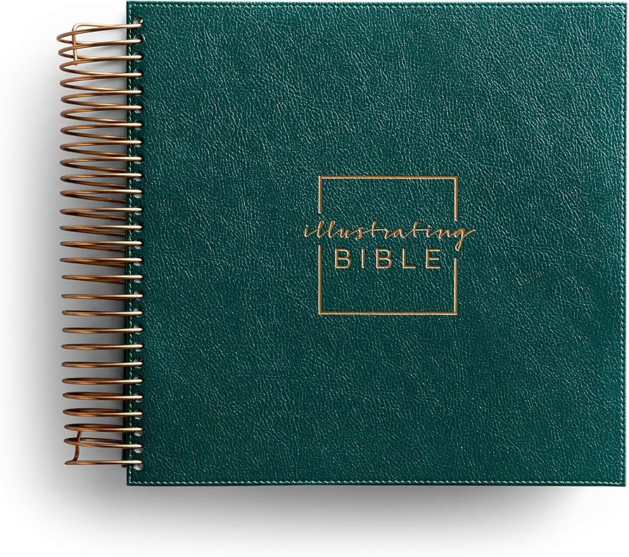 Illustrating Bible CSB - Spiral Bound Bible Journal, Green (8 Point Font) | Amazon (US)