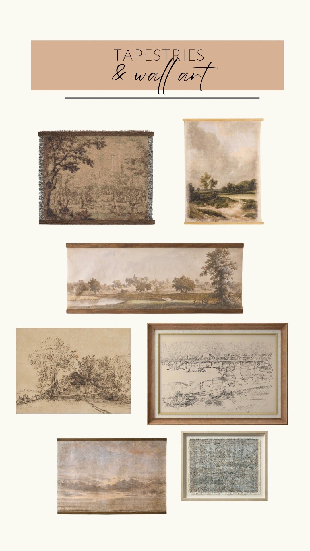 Tapestries I love of you didn’t want to make your own! 

#LTKHome