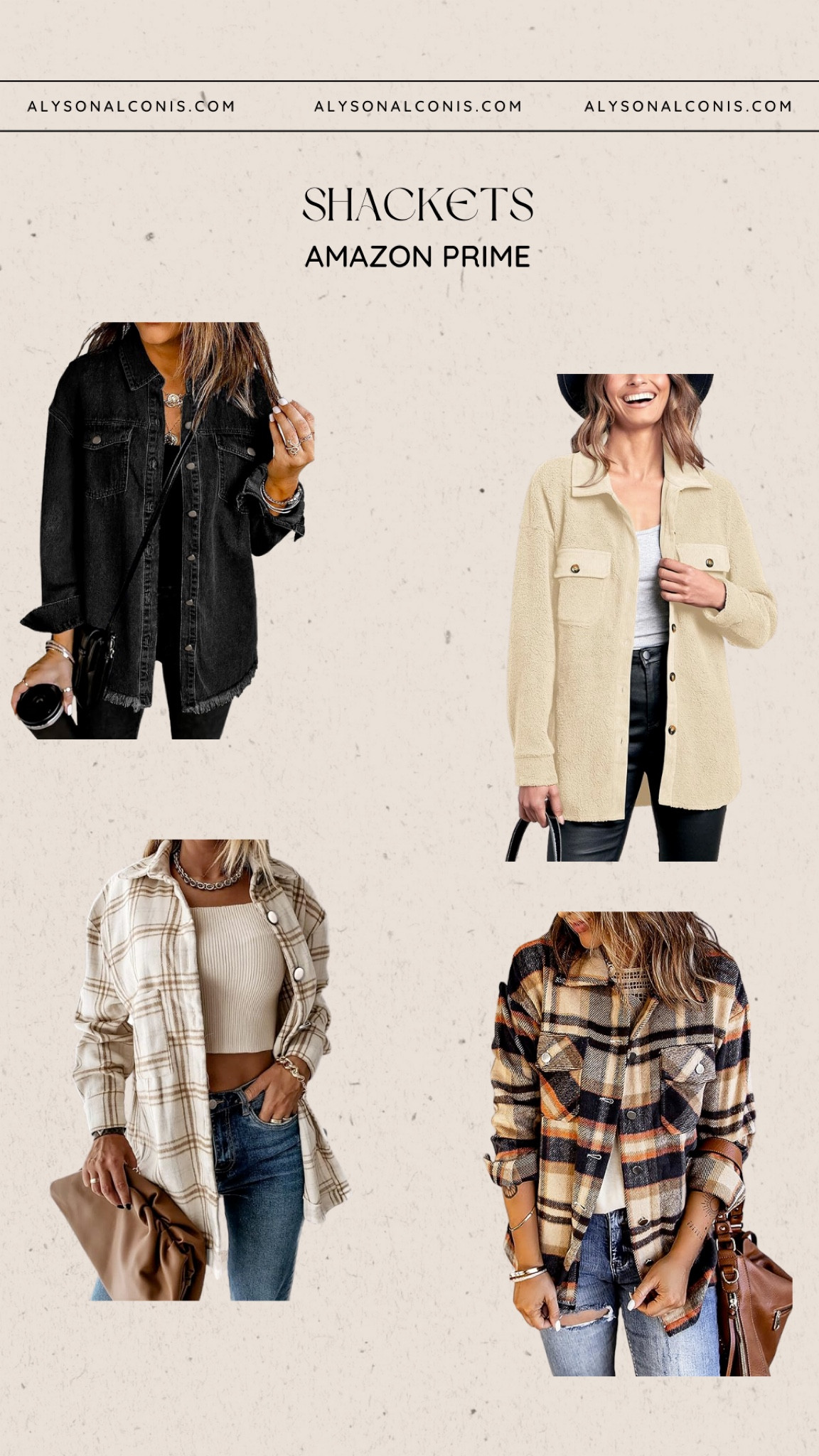A staple of mine when it comes to fall! It’s my go-to outerwear so I have a couple that I rotate. 

Here are my neutral shacket picks from the amazon prime day sale!

Amazon neutral shacket, Amazon prime day shacket, fall shacket