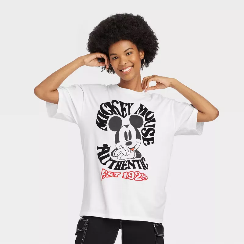 Women's Carnival Hot Dog Short Sleeve Oversized Graphic T-shirt - Off-white  M : Target