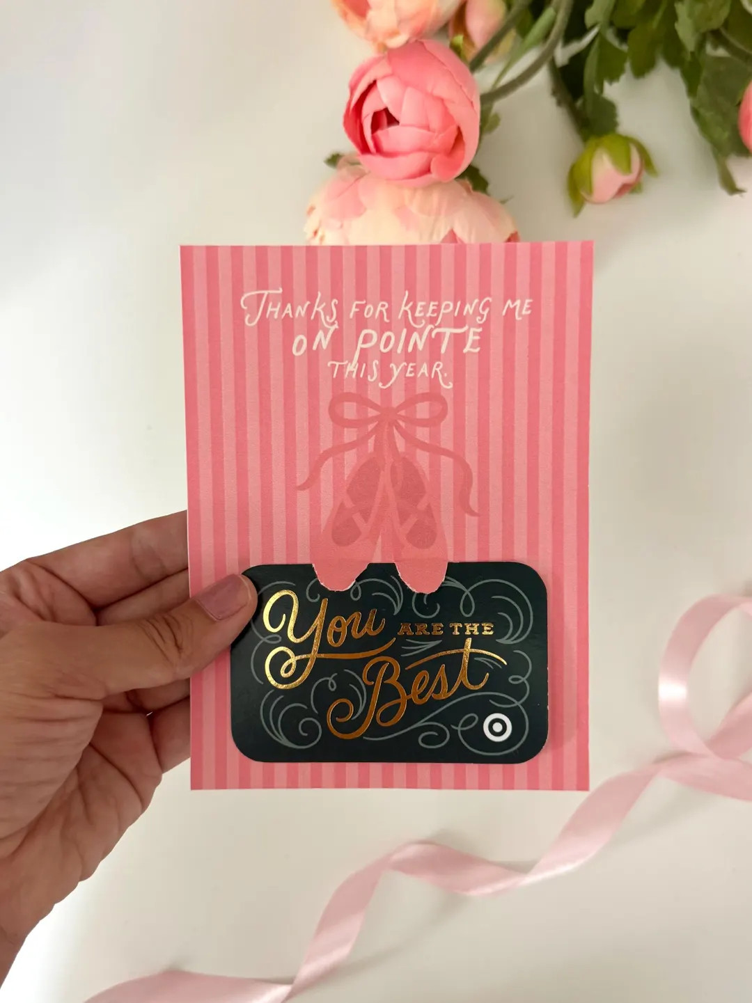 Dance Teacher Gift Printable, Recital Gift Card Holder, Ballet Teacher Appreciation, End of Year ... | Etsy (Global)