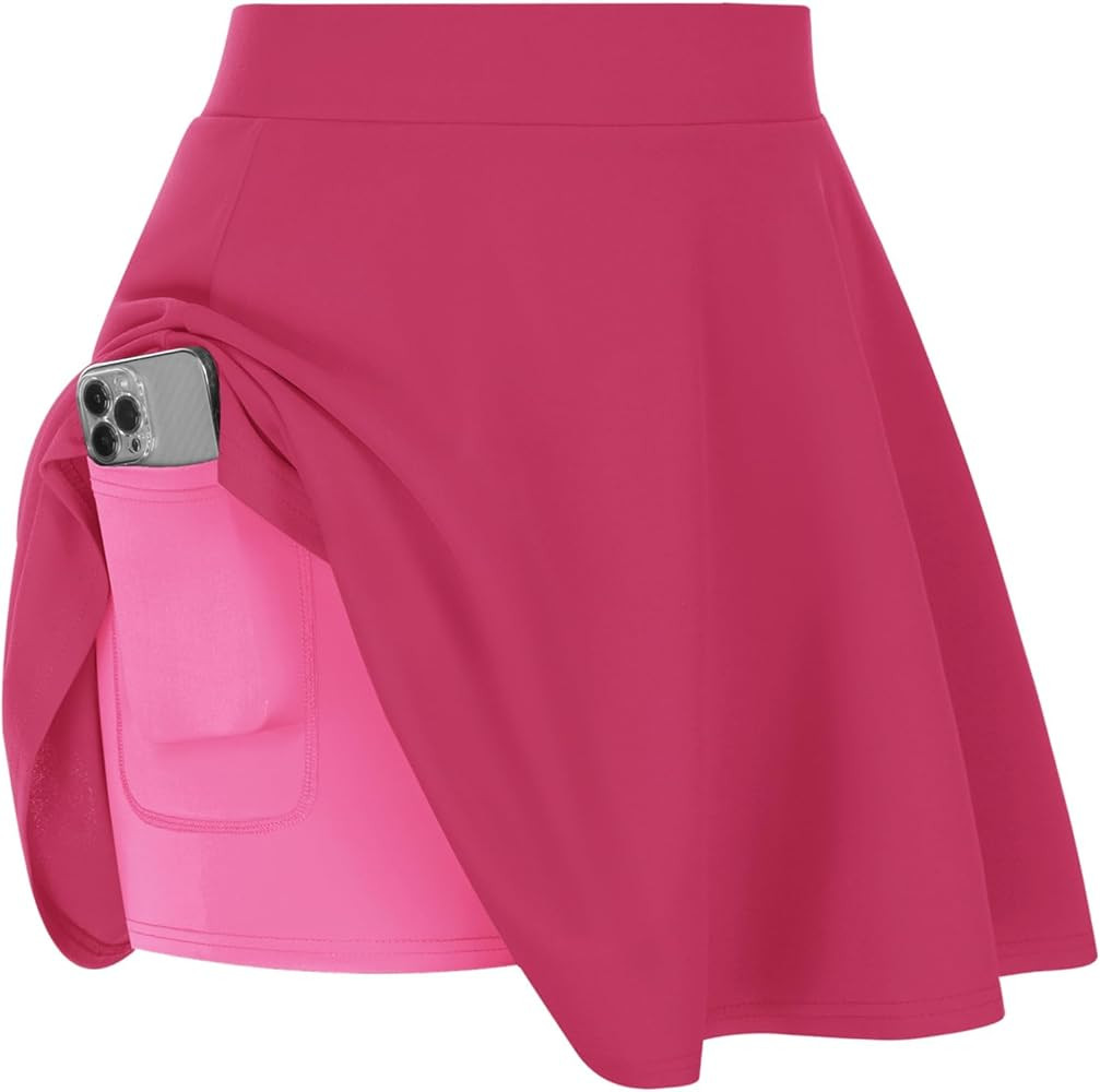 Hanna Nikole Women Plus Size Casual Mini Skater Skirt Elastic Lining High Waist Basic Flared Skor... | Amazon (US)