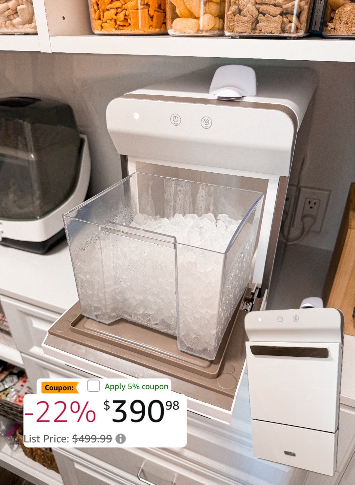 Our favorite countertop nugget ice maker perfect size! 

#LTKSaleAlert #LTKHome