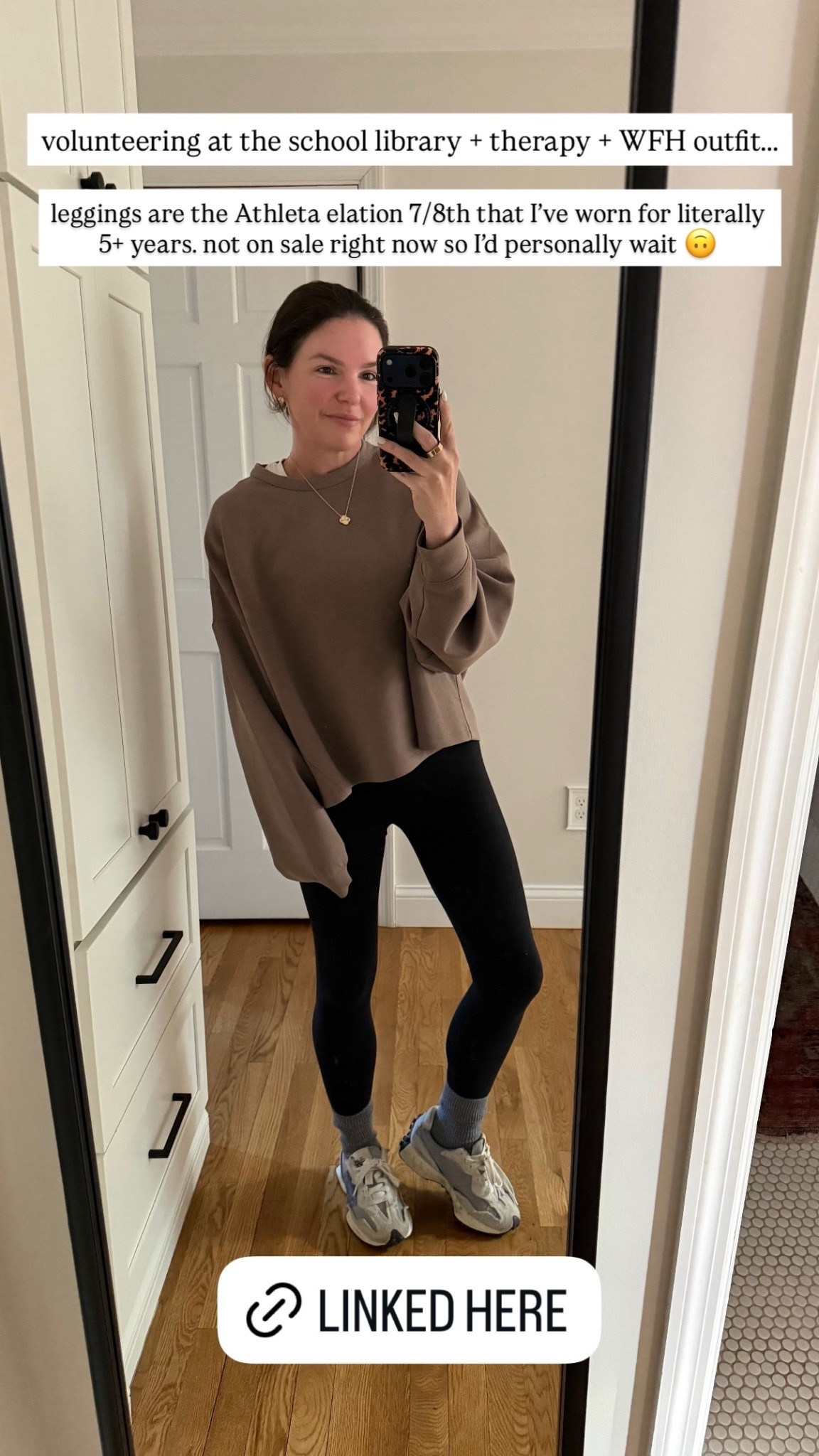 leggings are the Athleta elation 7/8th that I’ve worn for literally 5+ years. not on sale right now so I’d personally wait 🙃

#LTKmomlife #LTKdayinmylife #LTKootd