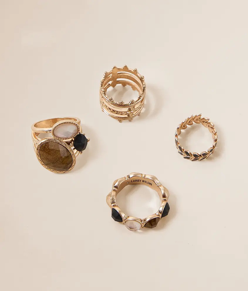 4 Pack Statement Ring Set | Buckle