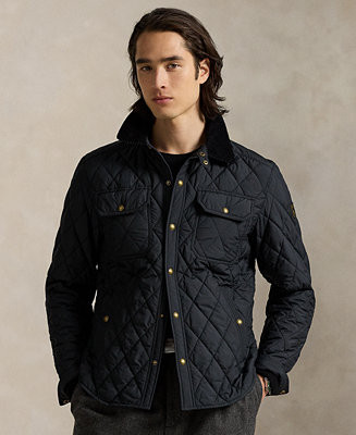 Men's Beaton Quilted Water-Repellent Snap-Front Jacket | Macy's