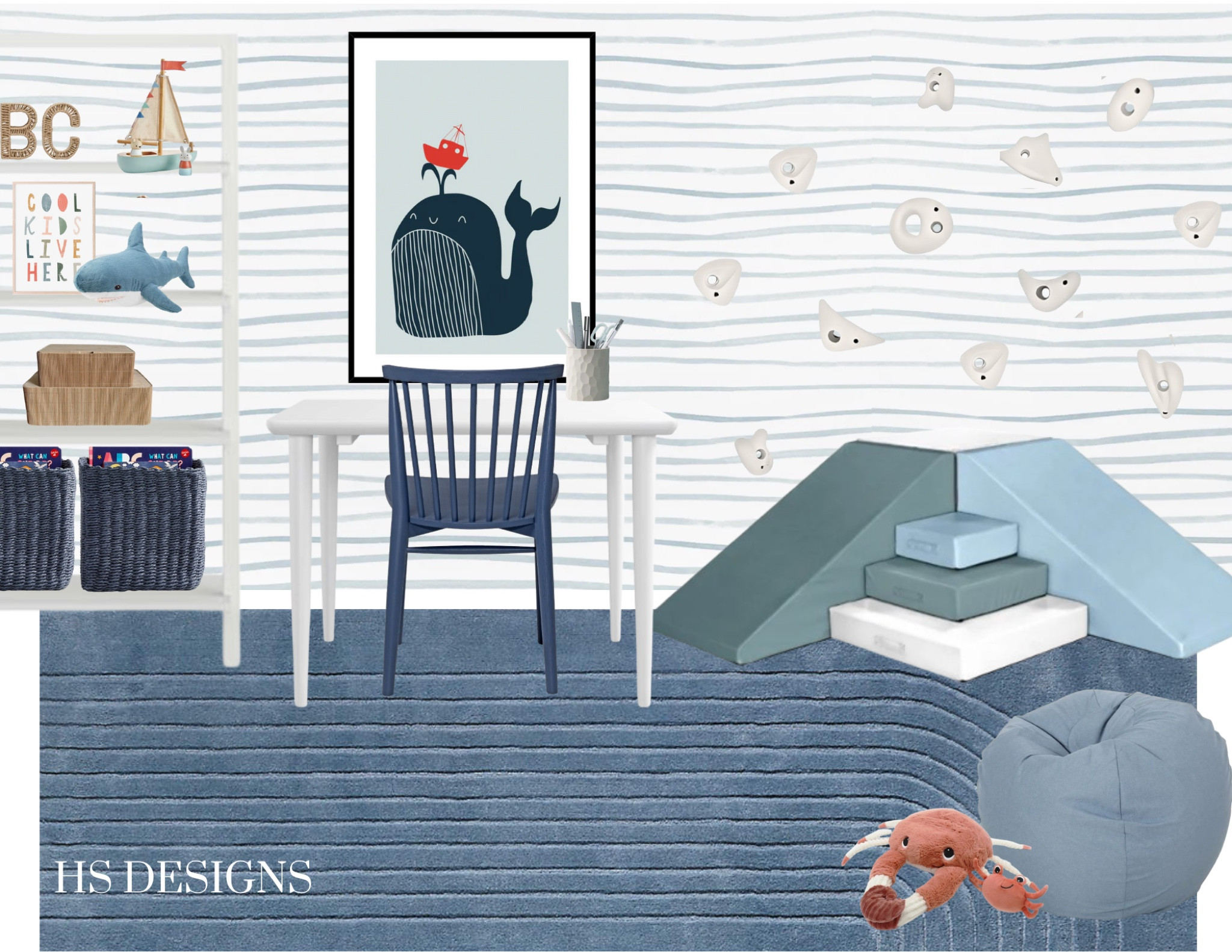 Ocean themed playroom 🐋 



#LTKkids #LTKstyletip #LTKhome