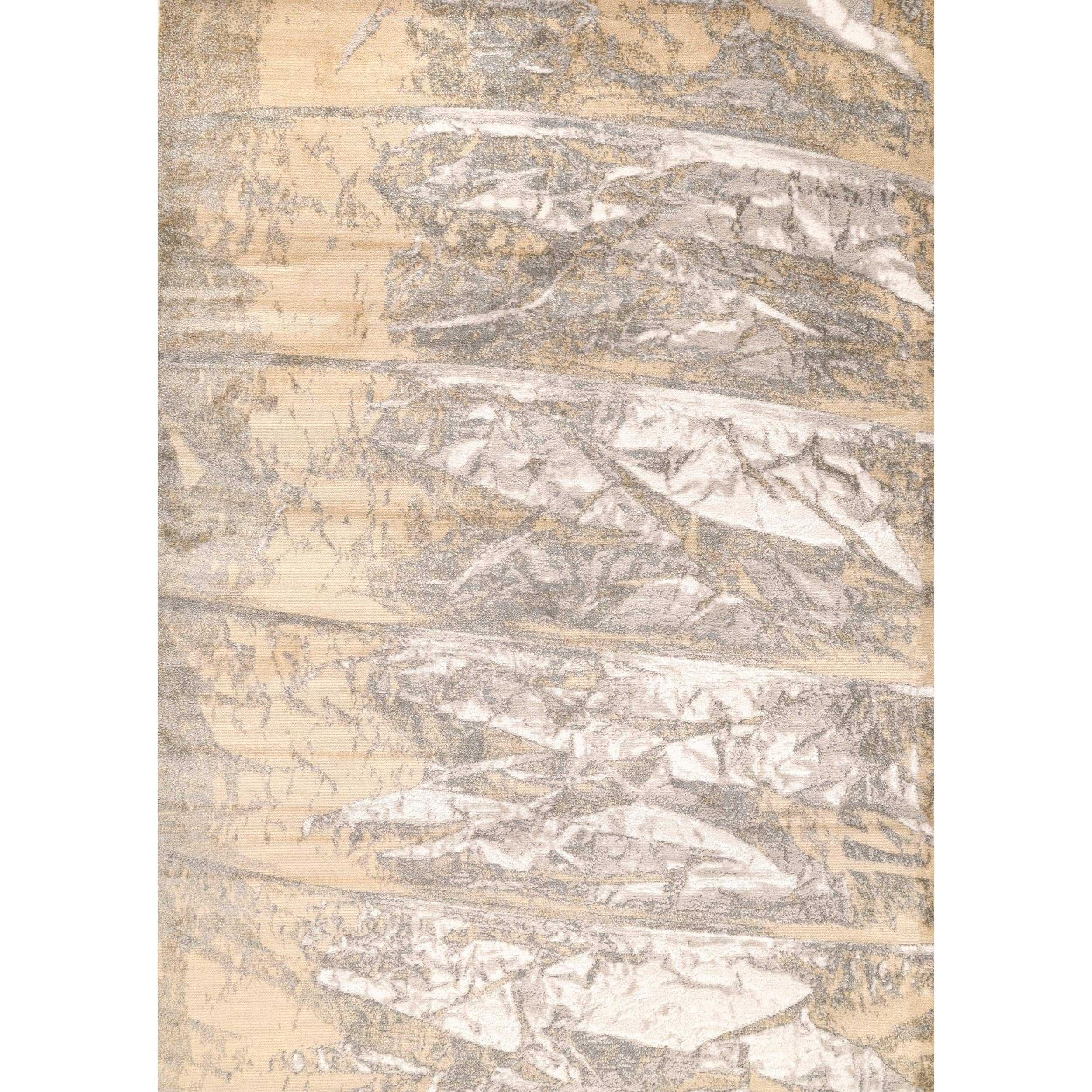 nuLOOM Leora Contemporary Area Rug, 4' x 6', Gold | Amazon (US)