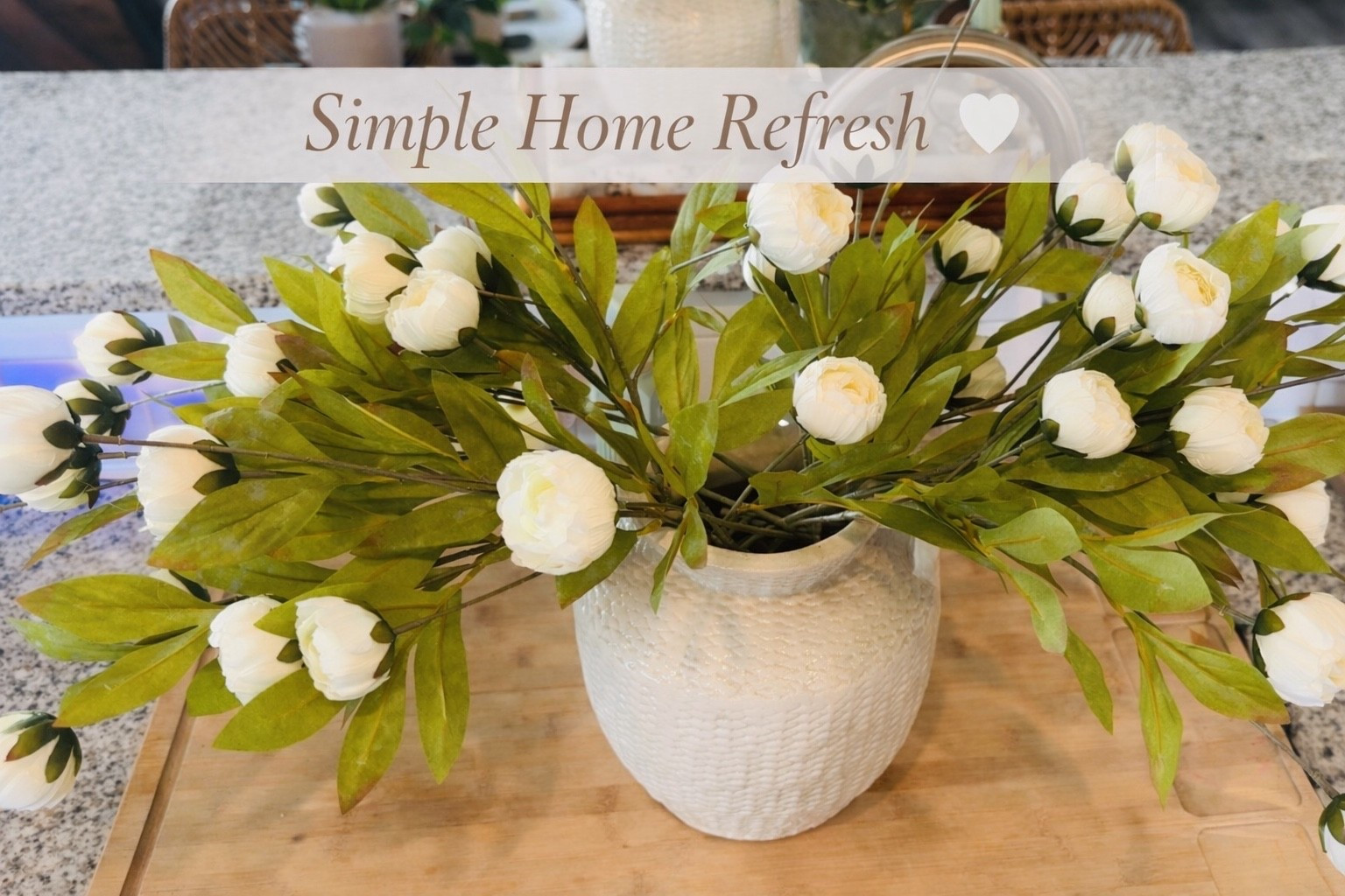 simple home refresh 🤍

i added these stems to my kitchen and it instantly made the space feel lighter + more put together

it’s the little things 🙌🏼

everything is linked on my LTK ✨



#LTKHome #LTKSeasonal #LTKmomlife