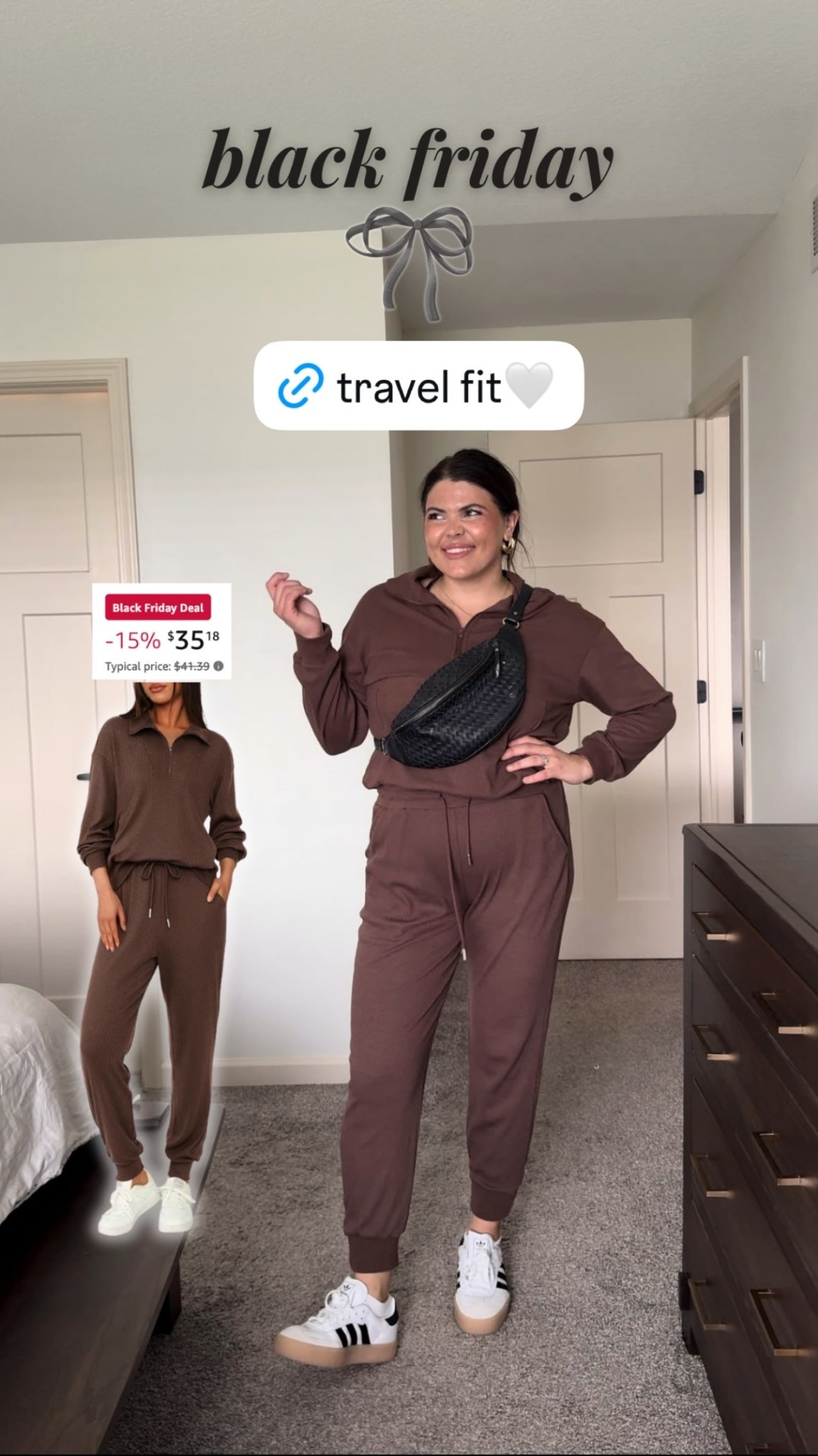 Perfect travel set / Black Friday sweatsuit. Wearing large 

#LTKMidsize #LTKCyberWeek #LTKTravel