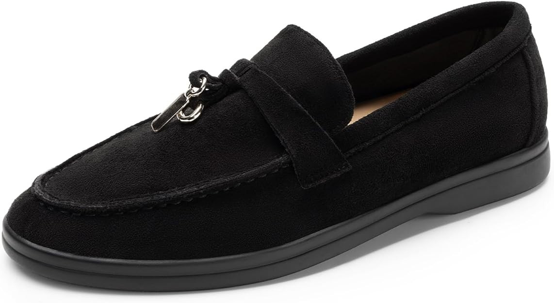 DREAM PAIRS Women's Loafers Suede Loafer Slip-on Comfortable Casual Dressy Business Work Shoes wi... | Amazon (US)