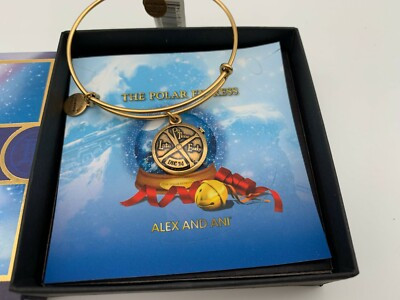 NEW Alex and Ani POLAR EXPRESS POCKET WATCH Gold Charm Bangle Bracelet NWT & BOX  | eBay | eBay US