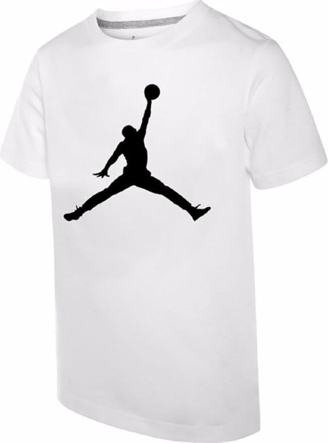 Nike Air Jordan Boys Jumpman 23 Dri-Fit T-Shirt (Medium, White) | Amazon (US)