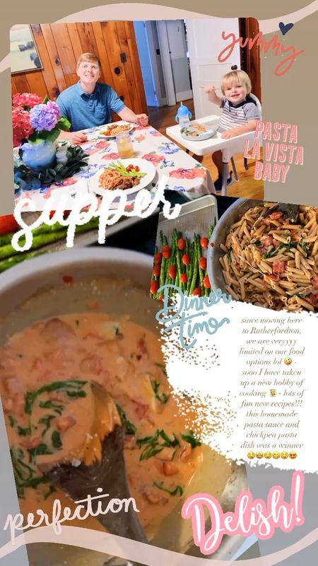 since moving here to Rutherfordton, we are veryyyy limited on our food options lol 🤪 - sooo I have taken up a new hobby of cooking 👩‍🍳 - lots of fun new recipes!!! this homemade pasta sauce and chickpea pasta dish was a winner 🤤🤩🤤😋🤤😍

#LTKhome #LTKSeasonal #LTKfamily