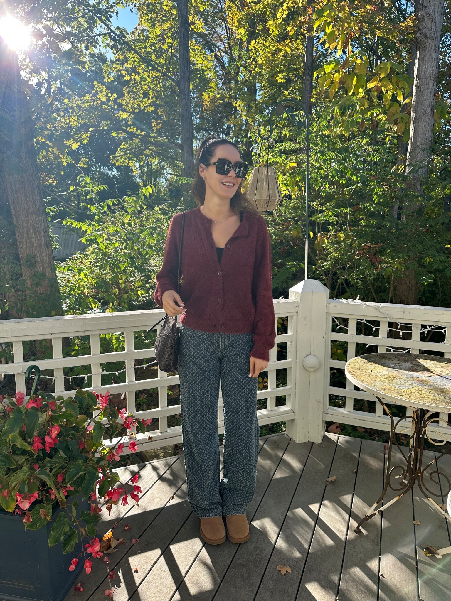 Fall fashion, fall look

Exact bag is Loeffler Randall but I linked similar ones!
BP. fuzzy cardigan
Rag & Bone Logan jeans 
UGG Classic Mini II Genuine Shearling Lined Boot

#LTKShoeCrush #LTKSeasonal