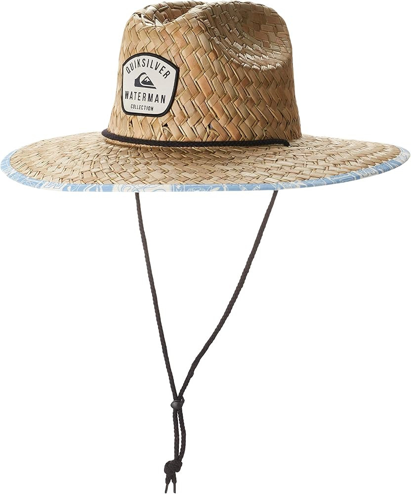 Quiksilver Men's Outsider Waterman Sun Protection Lifeguard Straw Hat | Amazon (US)