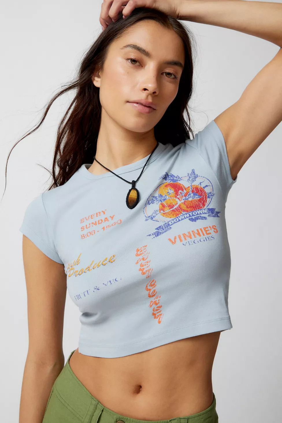 Vinnie’s Veggies Baby Tee | Urban Outfitters (US and RoW)