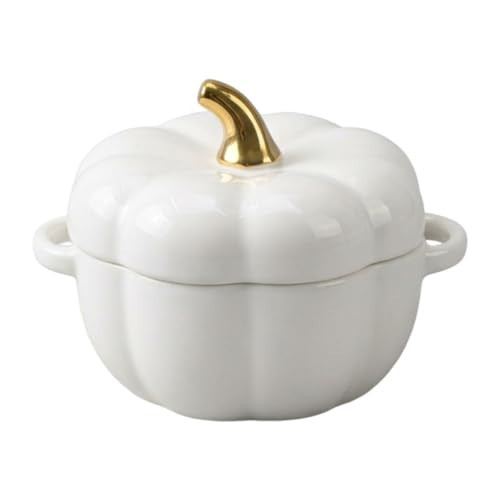 LIDSCURA 15oz Ceramic Pumpkin Soup Bowl with Lid | Amazon (US)