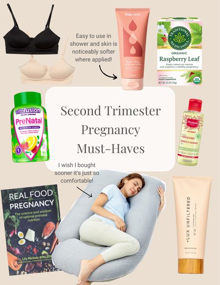 Surviving the second trimester of pregnancy is a lot easier than the first, but, if there are three things I highly recommend it’s: pregnancy pillow, in shower lotion, and more comfortable bras! 

#LTKbump #LTKunder100 #LTKunder50