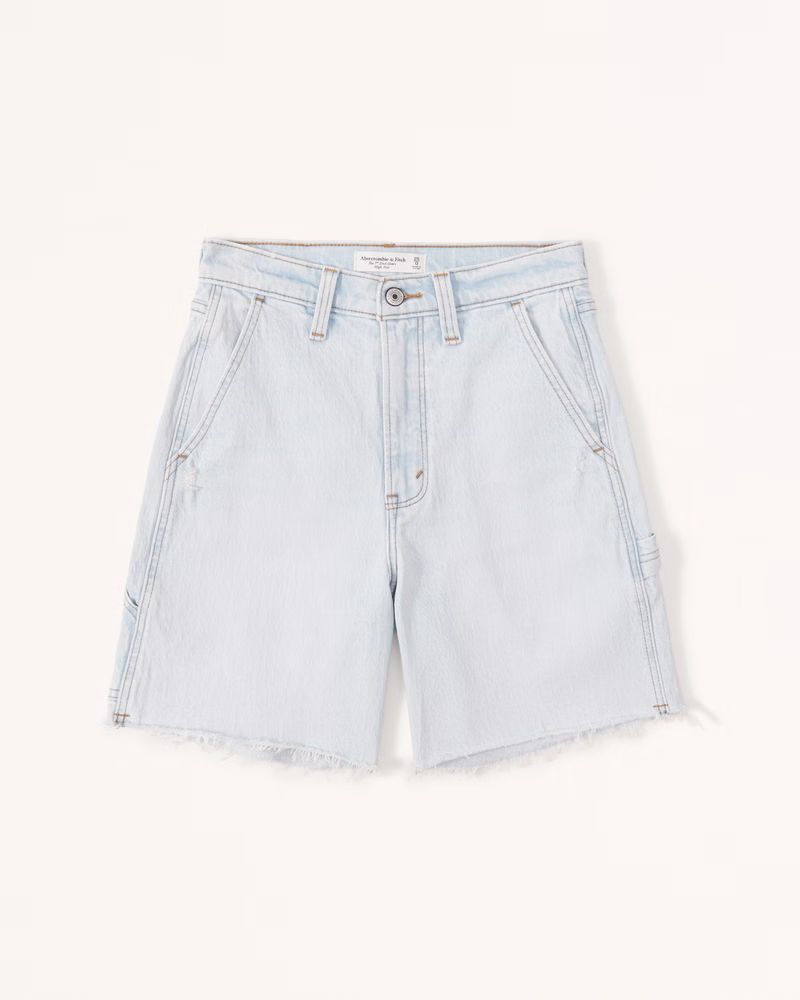 High Rise Loose Utility Short | Abercrombie & Fitch (US)