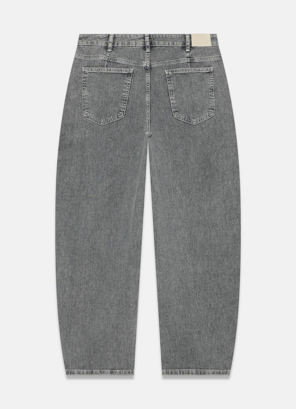 Grey Ultimate Relaxed Barrel Leg Jeans | Mint Velvet