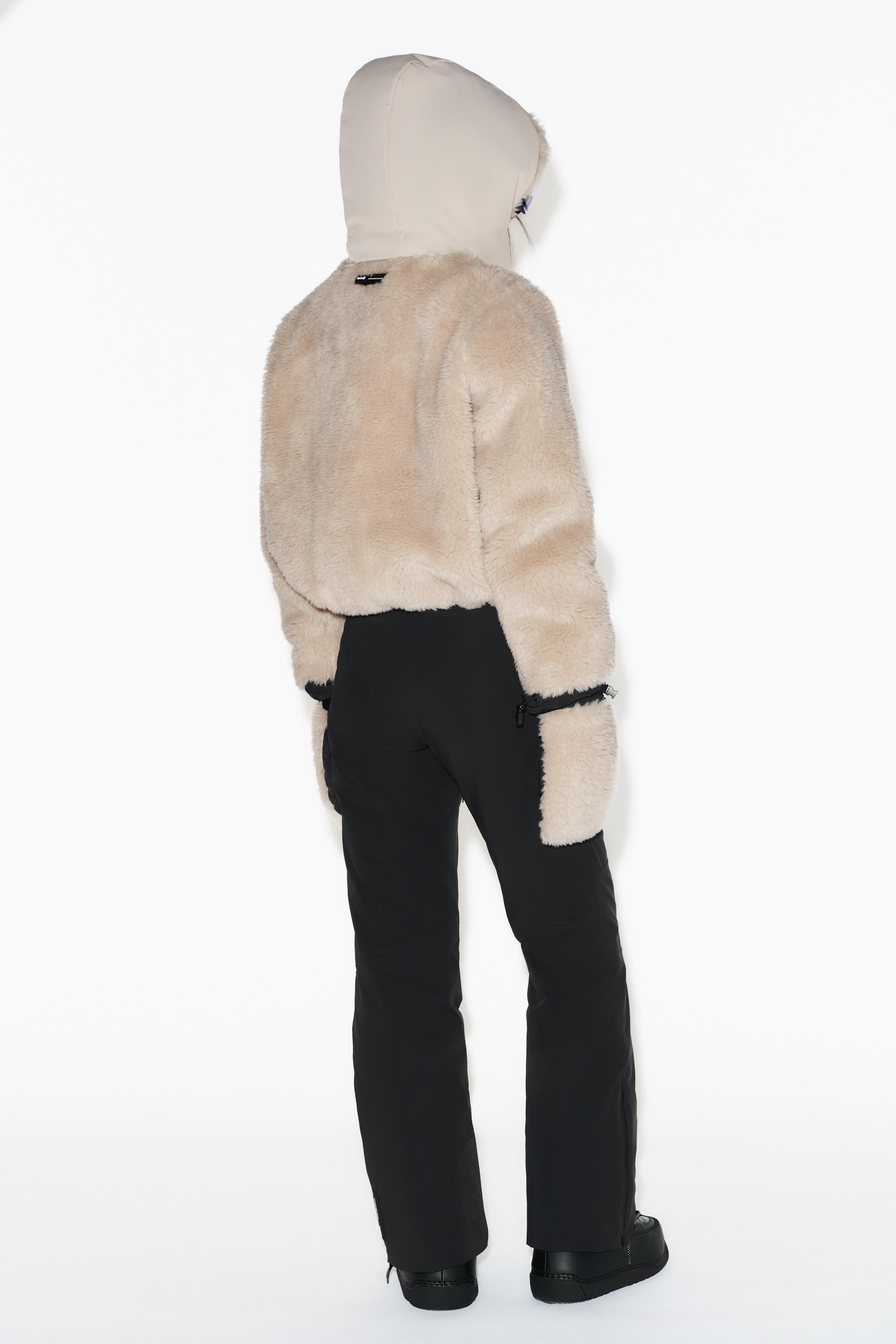 SHORT FAUX FUR HOODED COAT RECCO® TECHNOLOGY SKI COLLECTION | Zara UK