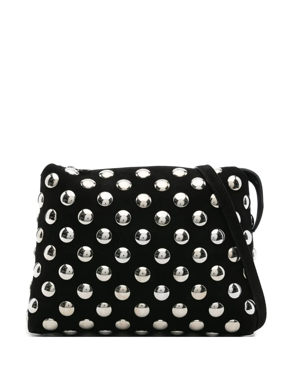 KHAITE Lina metal-studded Clutch Bag | Black | FARFETCH | Farfetch Global