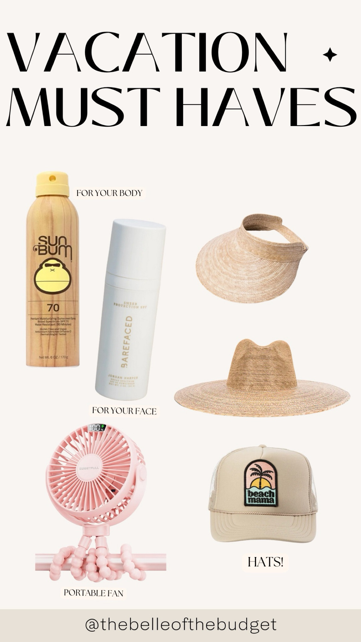 Vacation must haves, beach essentials 

#LTKBeauty #LTKFestival #LTKOver40