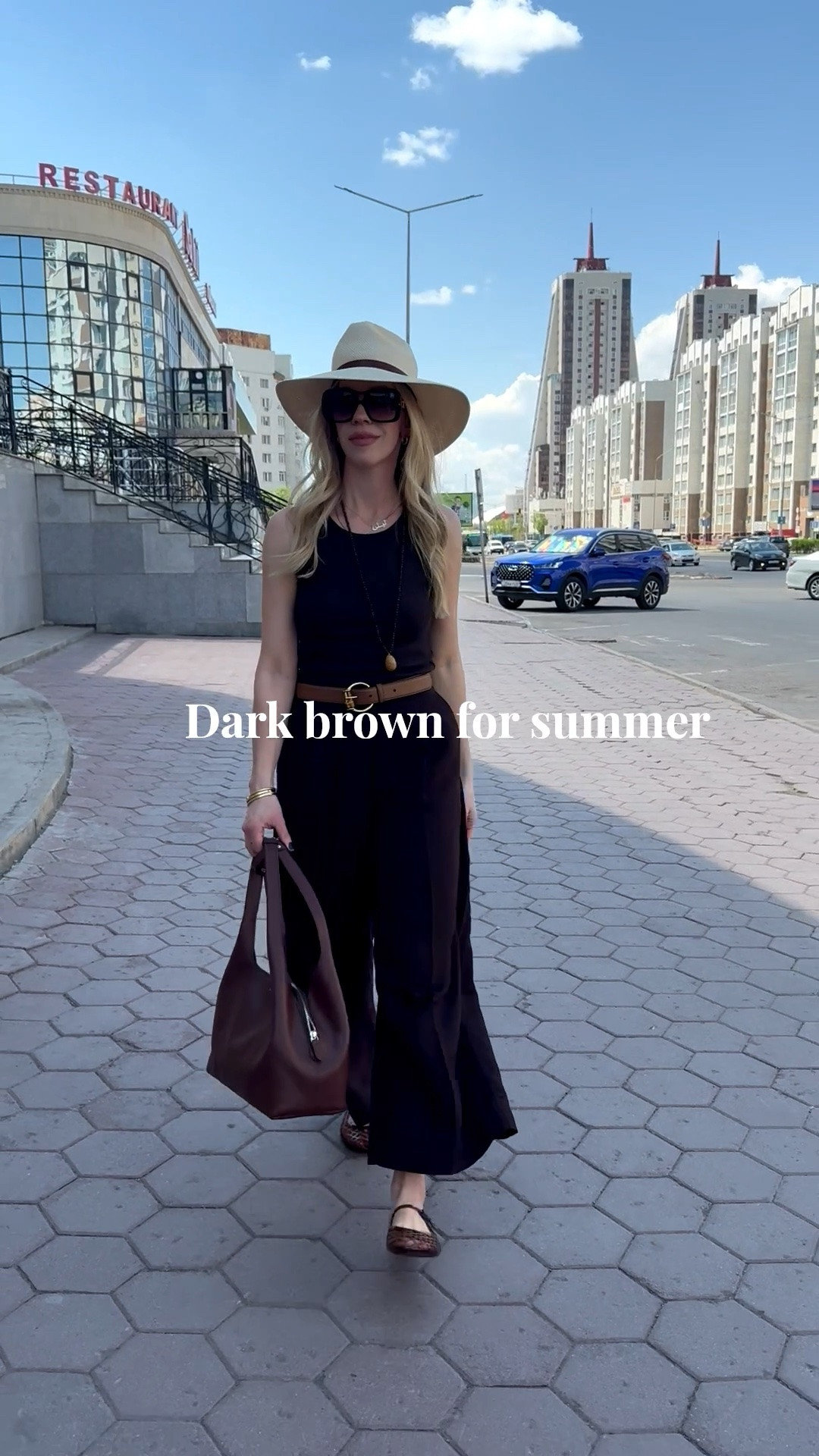 Styling dark brown for summer - these linen blend pants are so breezy and chic. Under $30!

#LTKTravel #LTKSeasonal #LTKOver40