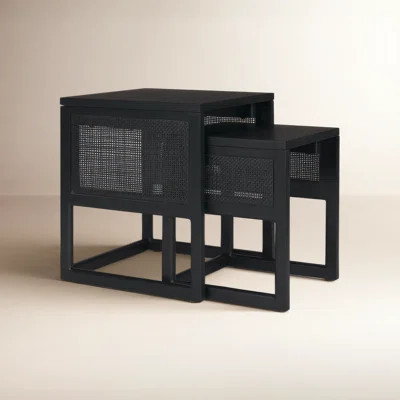 Cinna Solid Wood Nesting End Table | Joss & Main